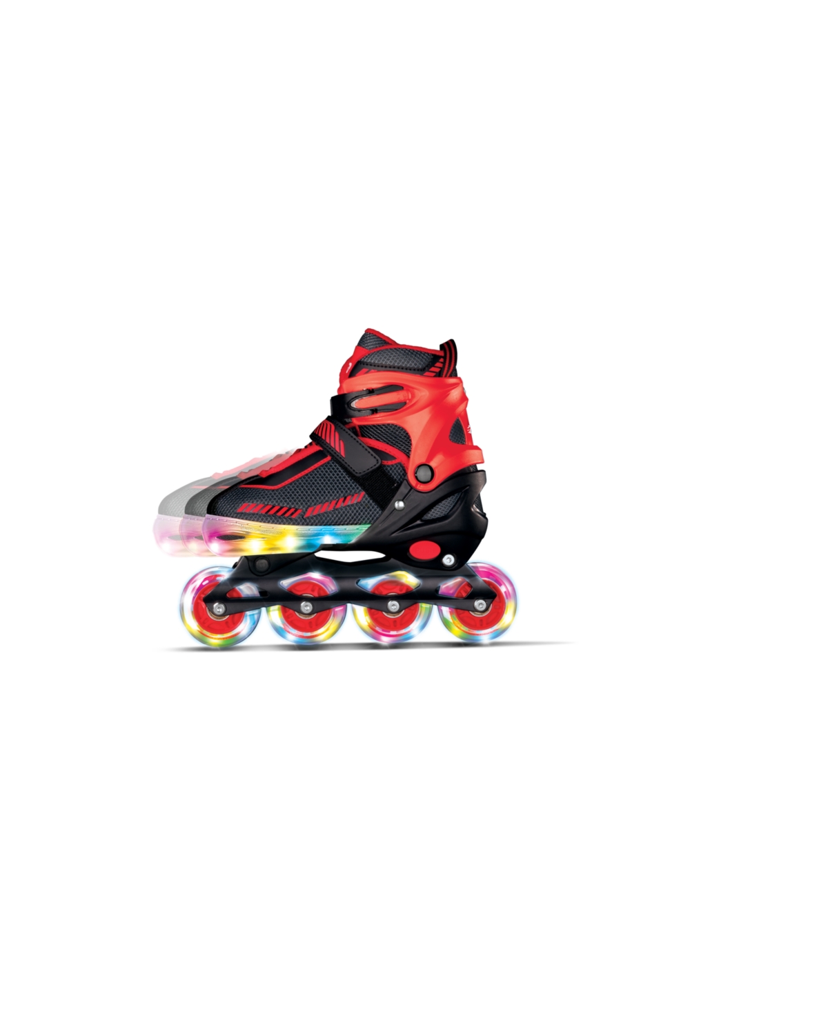 Shop Genesis Led Rollerblades, Created For Macy's In Red