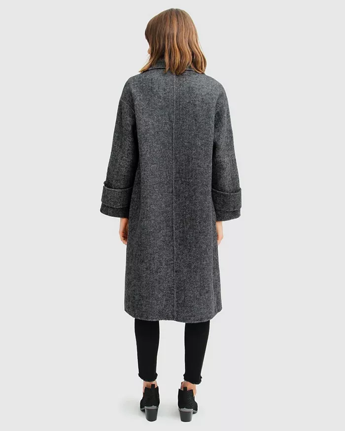 Women's Rumour Has It Oversized Wool Blend Coat - thumbnail 3