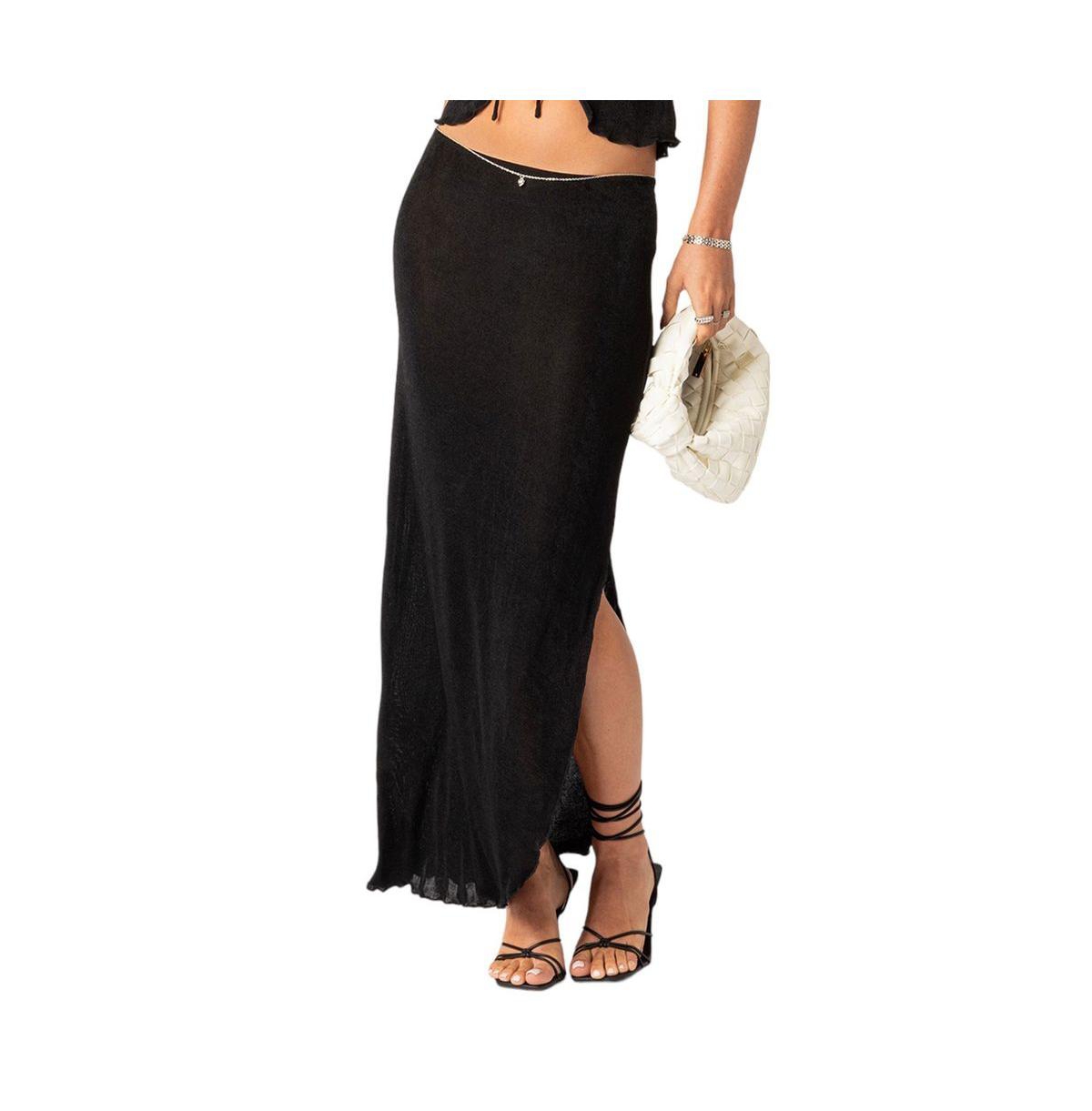 Women's Milan Slitted Maxi Skirt