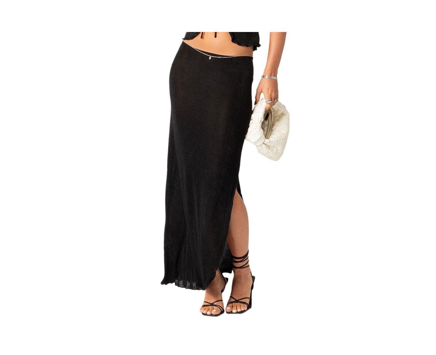 Women's Milan Slitted Maxi Skirt