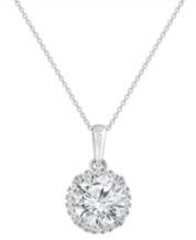 Badgley Mischka Diamond Necklaces Macy s