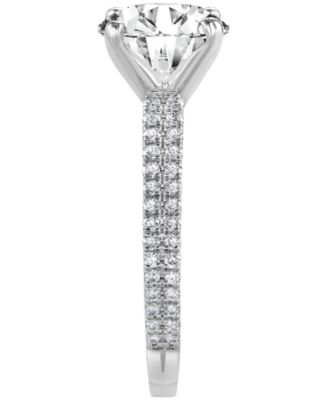 Certified Lab Grown Diamond Engagement Ring (3-3/8 ct. t.w.) in 14k Gold