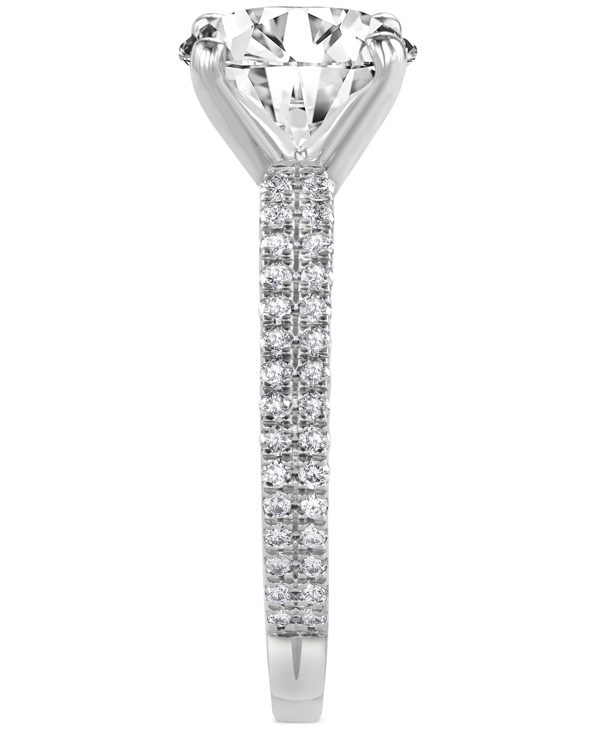 Badgley Mischka Certified Lab Grown Diamond Engagement Ring (3-3/8 ct. t.w.) in 14k Gold