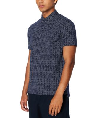 A|X Armani Exchange - Men's Regular-Fit Logo-Print Polo Shirt