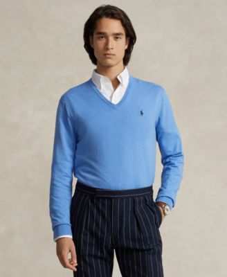 Polo Ralph Lauren V-neck wool cardigan - Blue