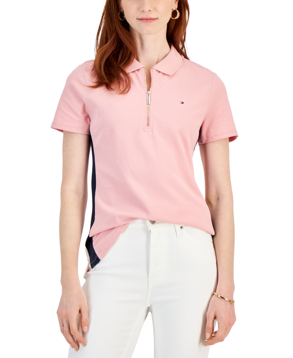 Polo tommy hilfiger rose sales
