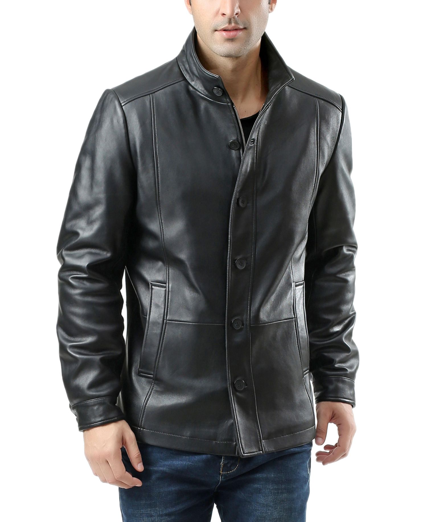 Men's Brady Leather City Car Coat