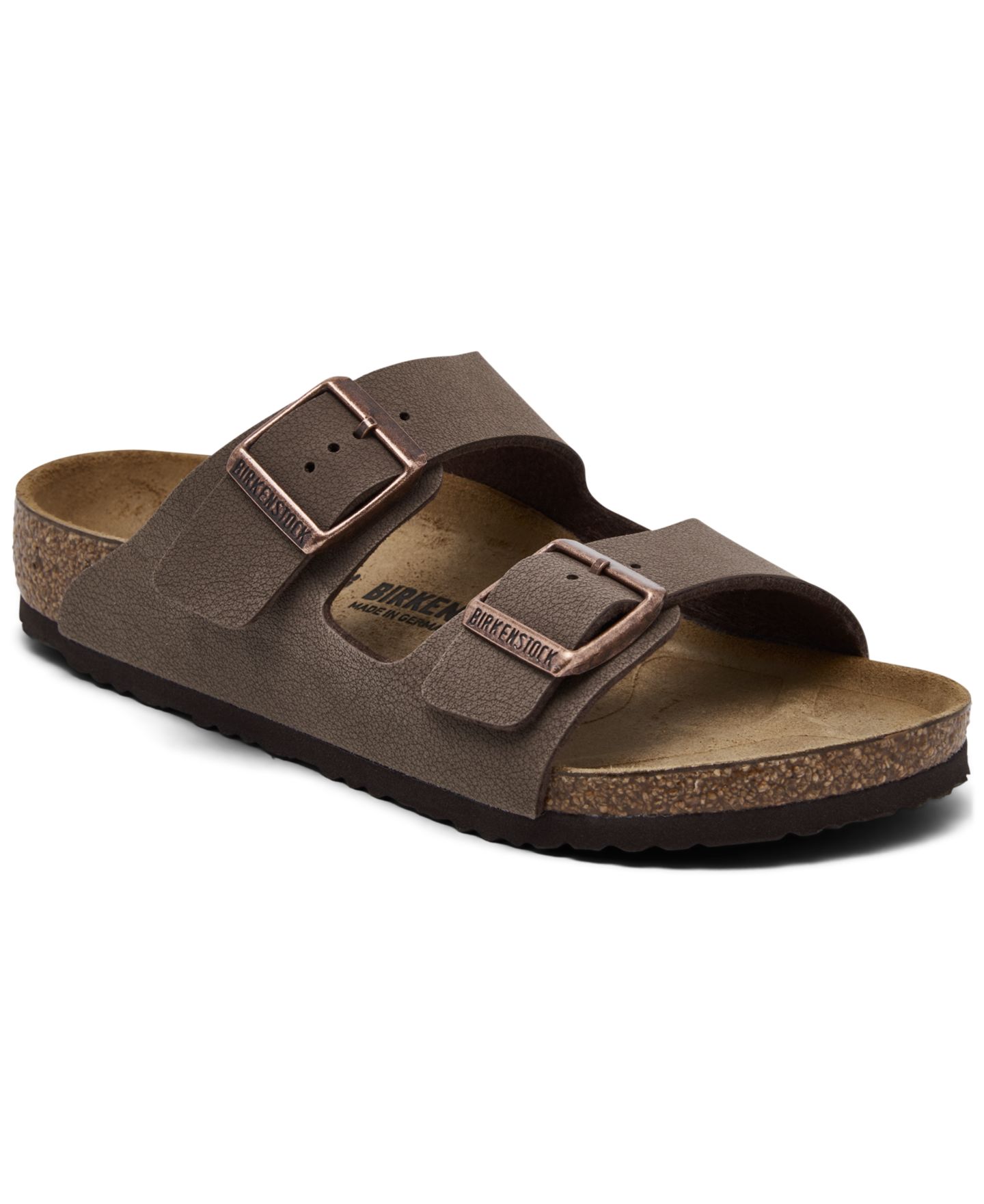 Детские сандалии Birkenstock Arizona Birkibuc, цвет: Мокко — фото 1