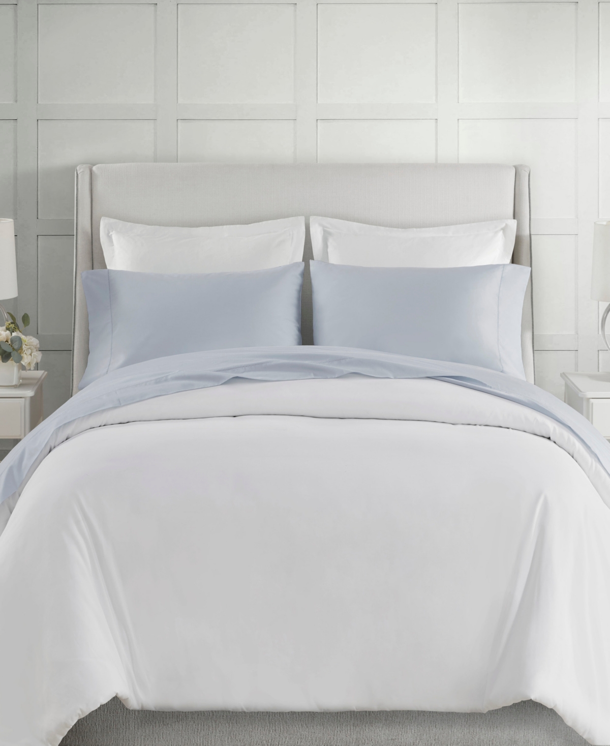 Madison Park 500-thread Count Egyptian Cotton Deep Pocket 4-piece Sheet Set, Queen In Gray