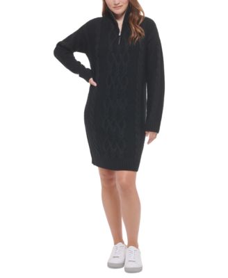 Calvin Klein Jeans - Women's Zip-Collar Sweater Dress