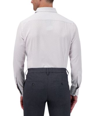 Men's Slim-Fit Geo-Print Shirt