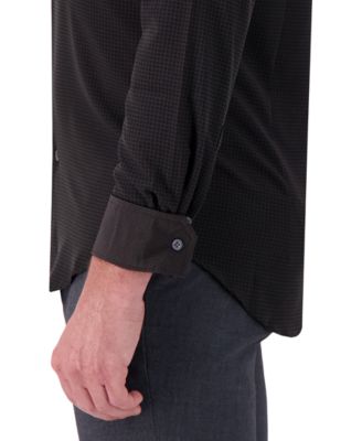 Men's Slim-Fit Tonal-Print Shirt