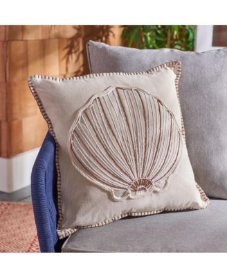 Della Seashell 18" x 18" Pillow
