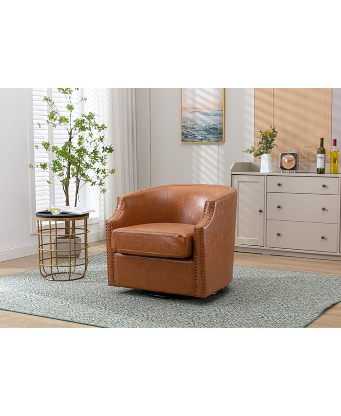 Simplie Fun Swivel Chair Living room chair - Macy's