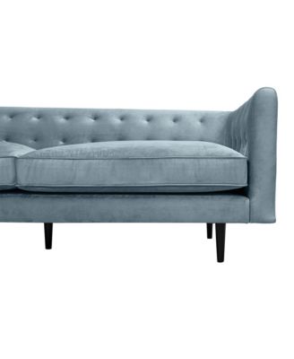 Annabelle 80" Velvet with Wood Legs Sofa