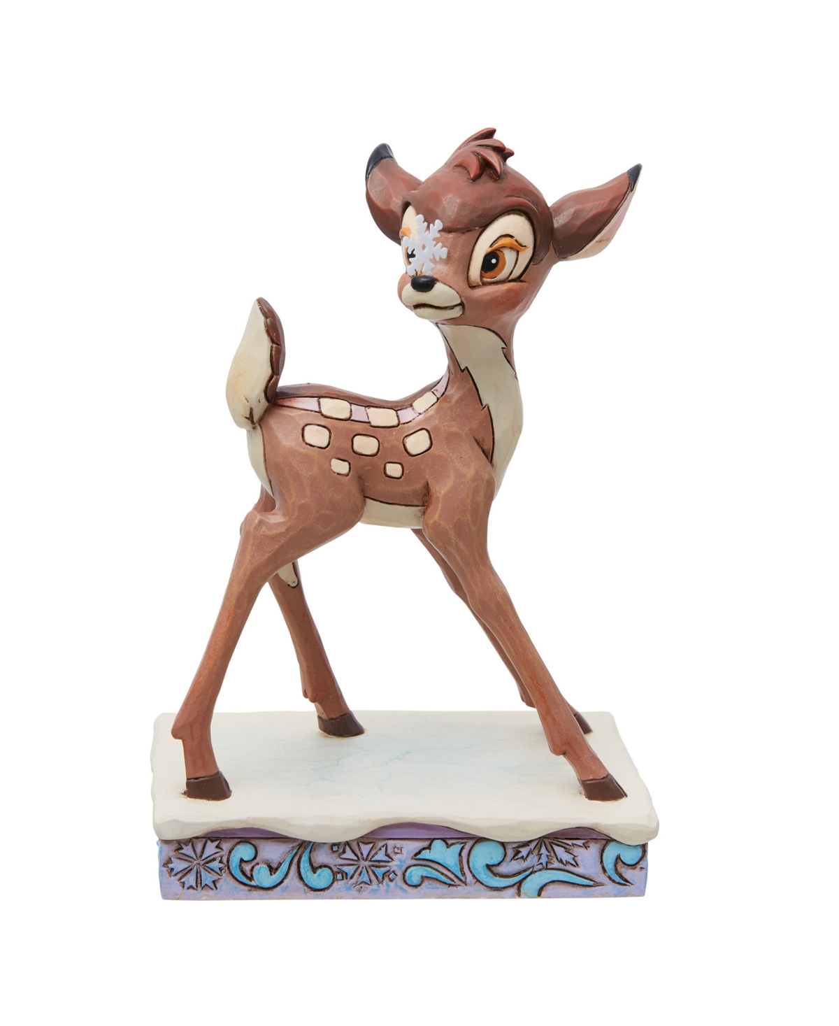 Jim Shore Bambi Christmas Personality Pose In Multi