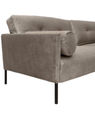 Michalina 84" Velvet with Metal Legs Sofa