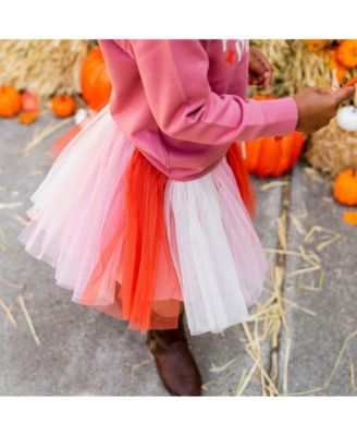 Little and Big Girls Rose Fairy Tutu Skirt