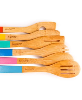Essentials Stainless Steel and Bamboo 14 Piece Utensil Set