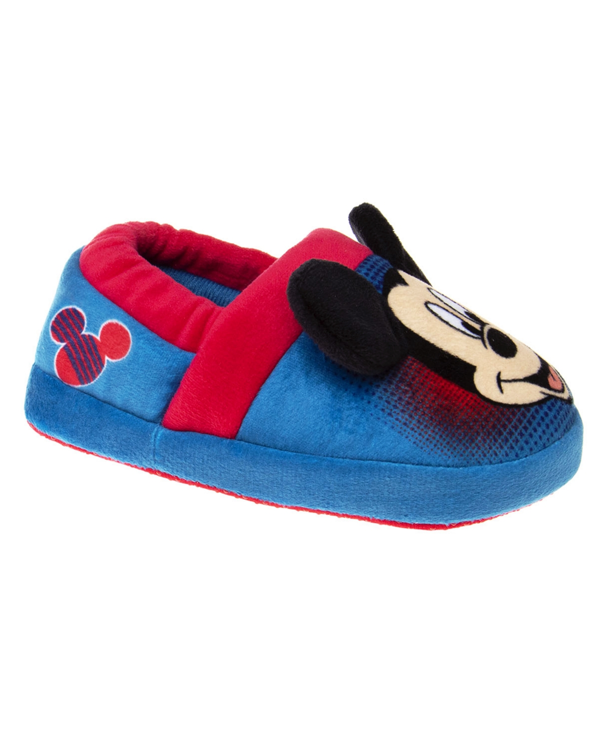 Disney Kids' Little Boys Mickey Mouse Retro Dual Sizes Slippers In Blue,red