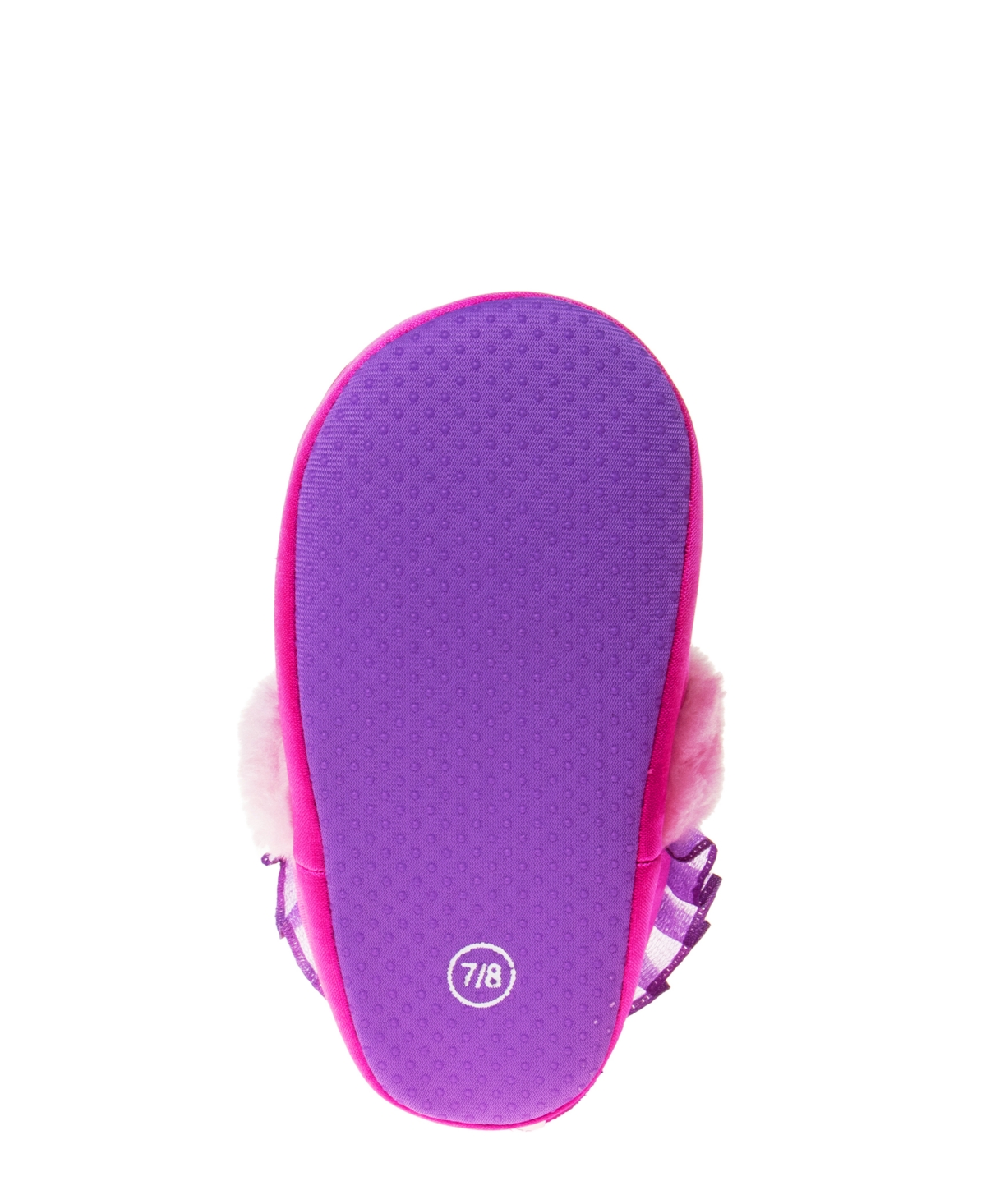 Disney Toddler Girls Princess Favorite Princess Dual Sizes House Slippers In Pink,purple
