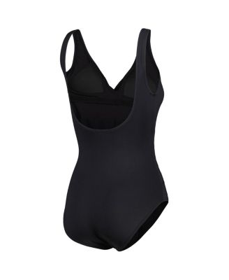 Women's Black Los Angeles Dodgers Pearl Clara One-Piece Swimsuit