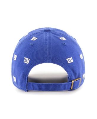 Men's and Women's Royal New York Giants Confetti Clean Up Adjustable Hat