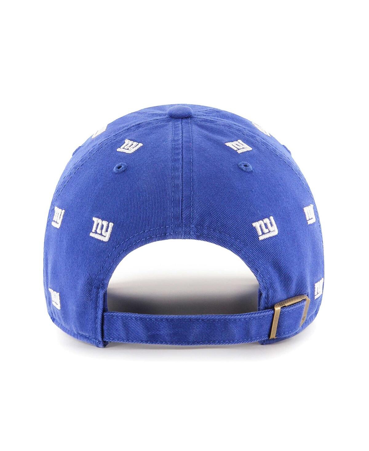 47 Brand Men's And Women's ' Royal New York Giants Confetti Clean Up Adjustable Hat In Royal