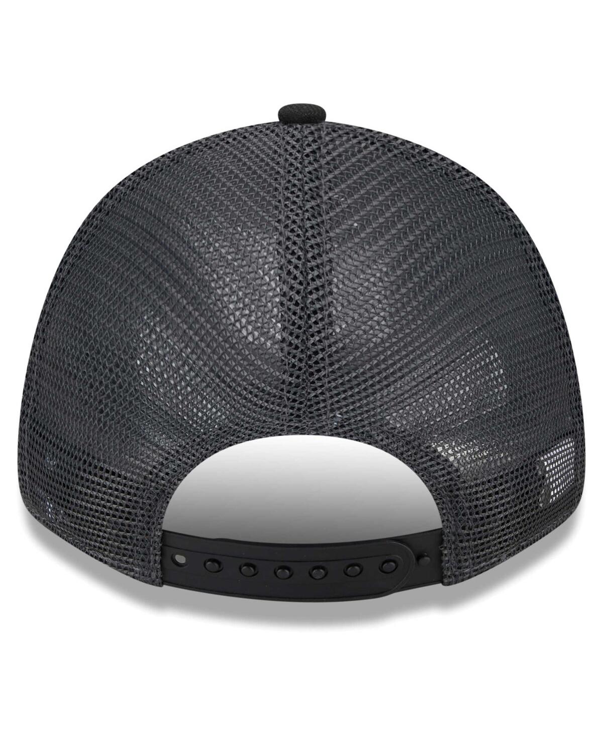 New Era Little Boys And Girls  Graphite, Black Las Vegas Raiders Reflect 9forty Adjustable Hat In Graphite,black