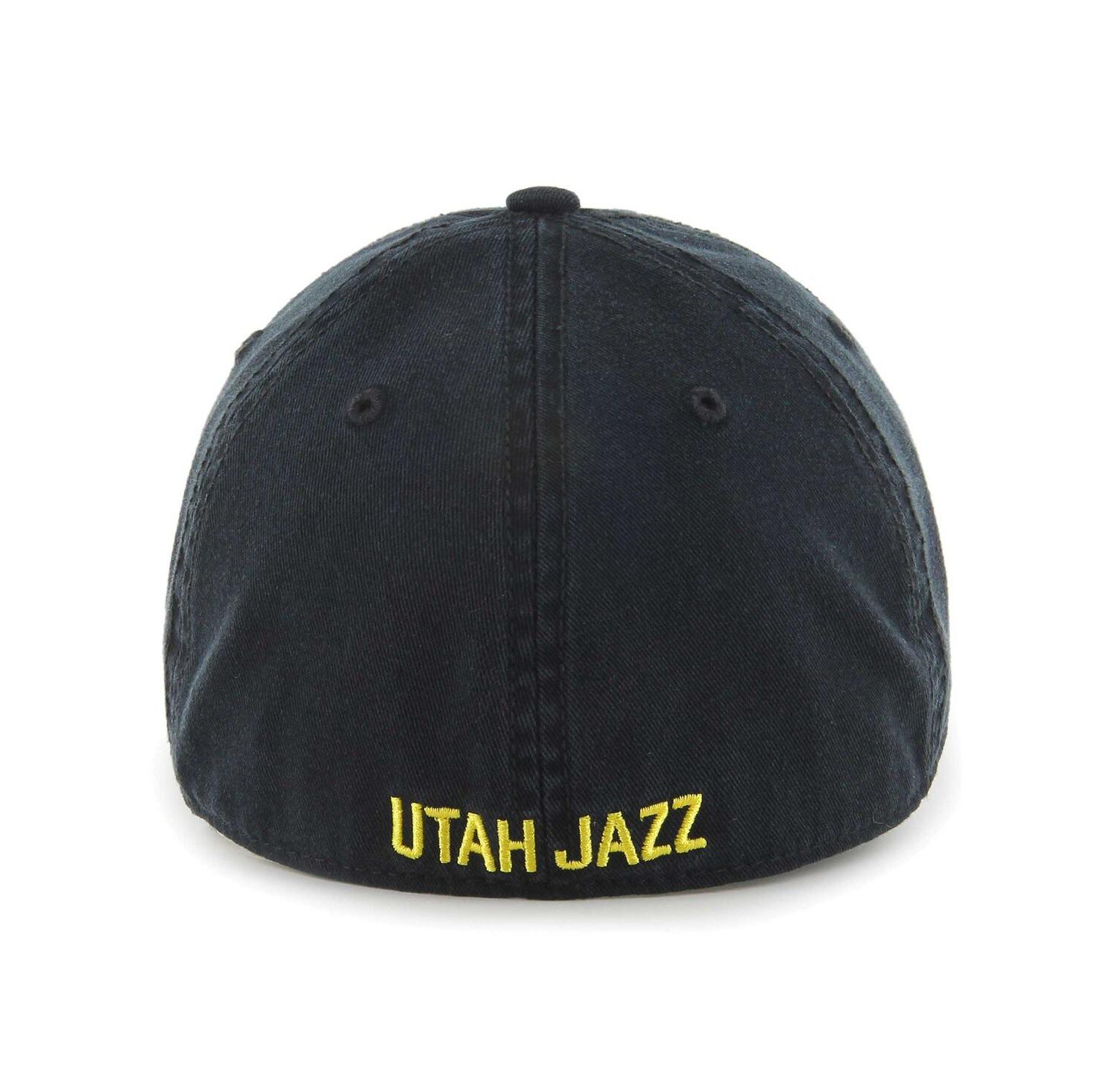 Men's Black Utah Jazz Classic Franchise Fitted Hat