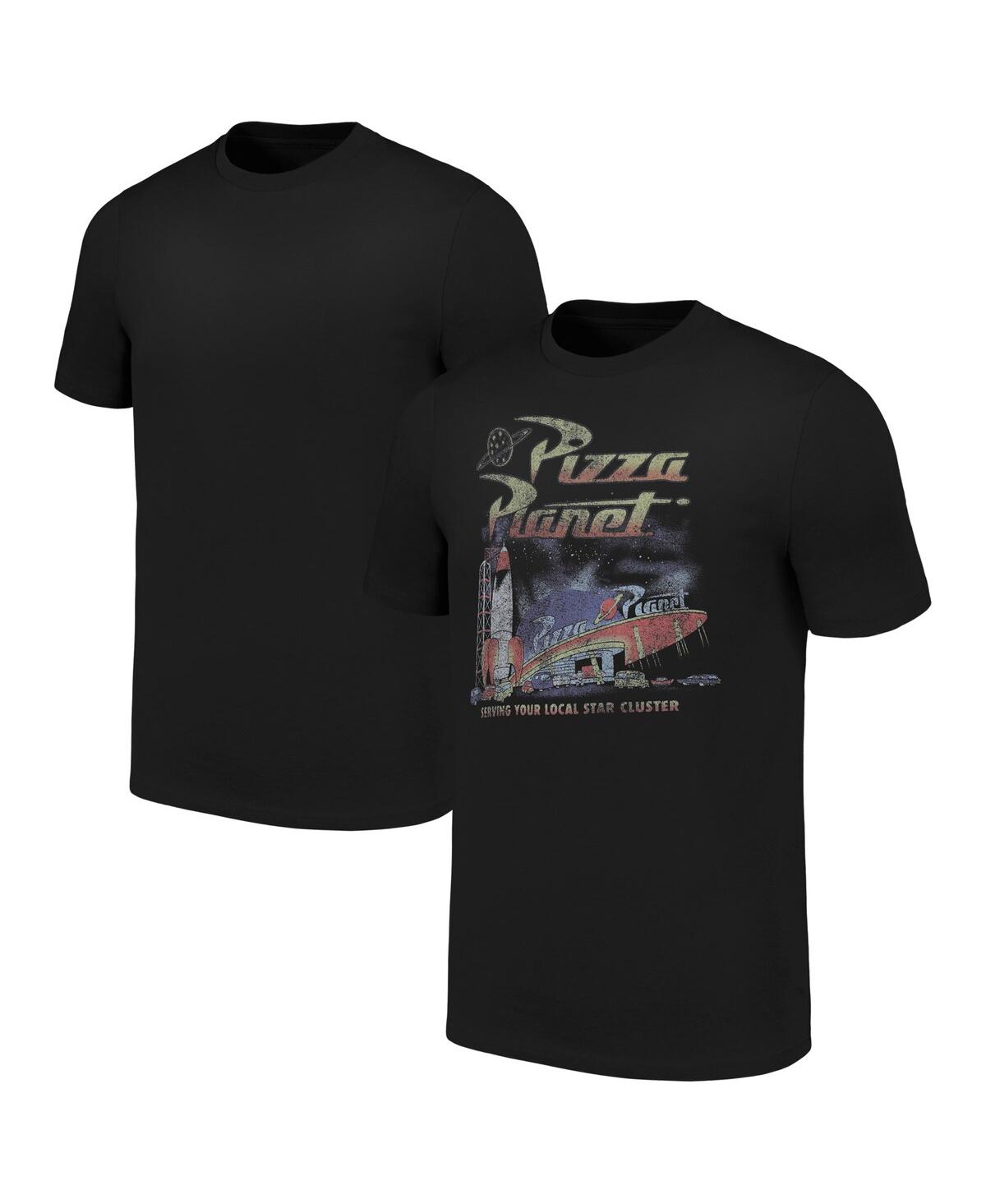 Men's and Women's Mad Engine Black Toy Story Pizza Planet Posse T-shirt - Black