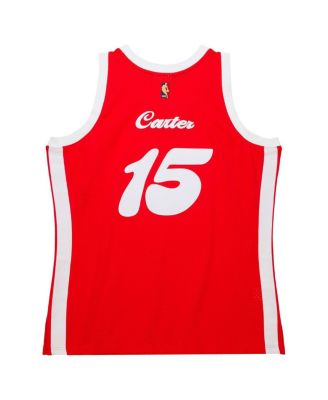Men's Vince Carter Red Memphis Grizzlies Hardwood Classics Retro Name and Number T-shirt