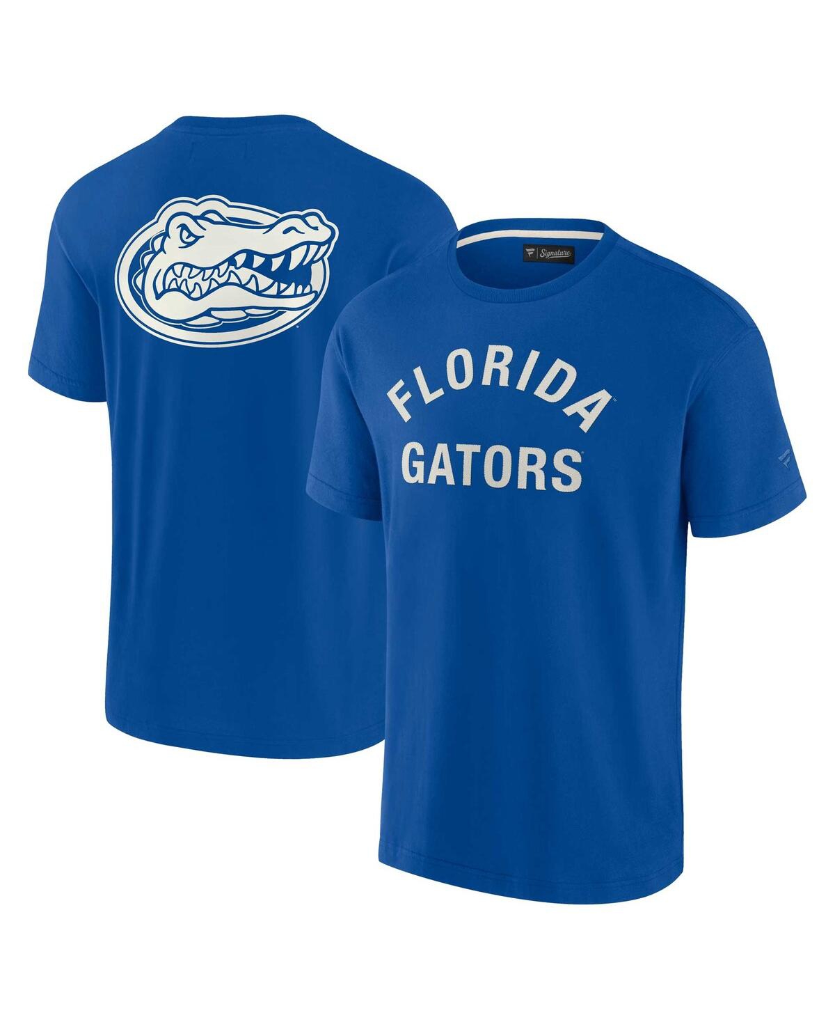 Men's and Women's Fanatics Signature Royal Florida Gators Super Soft Short Sleeve T-shirt - Royal