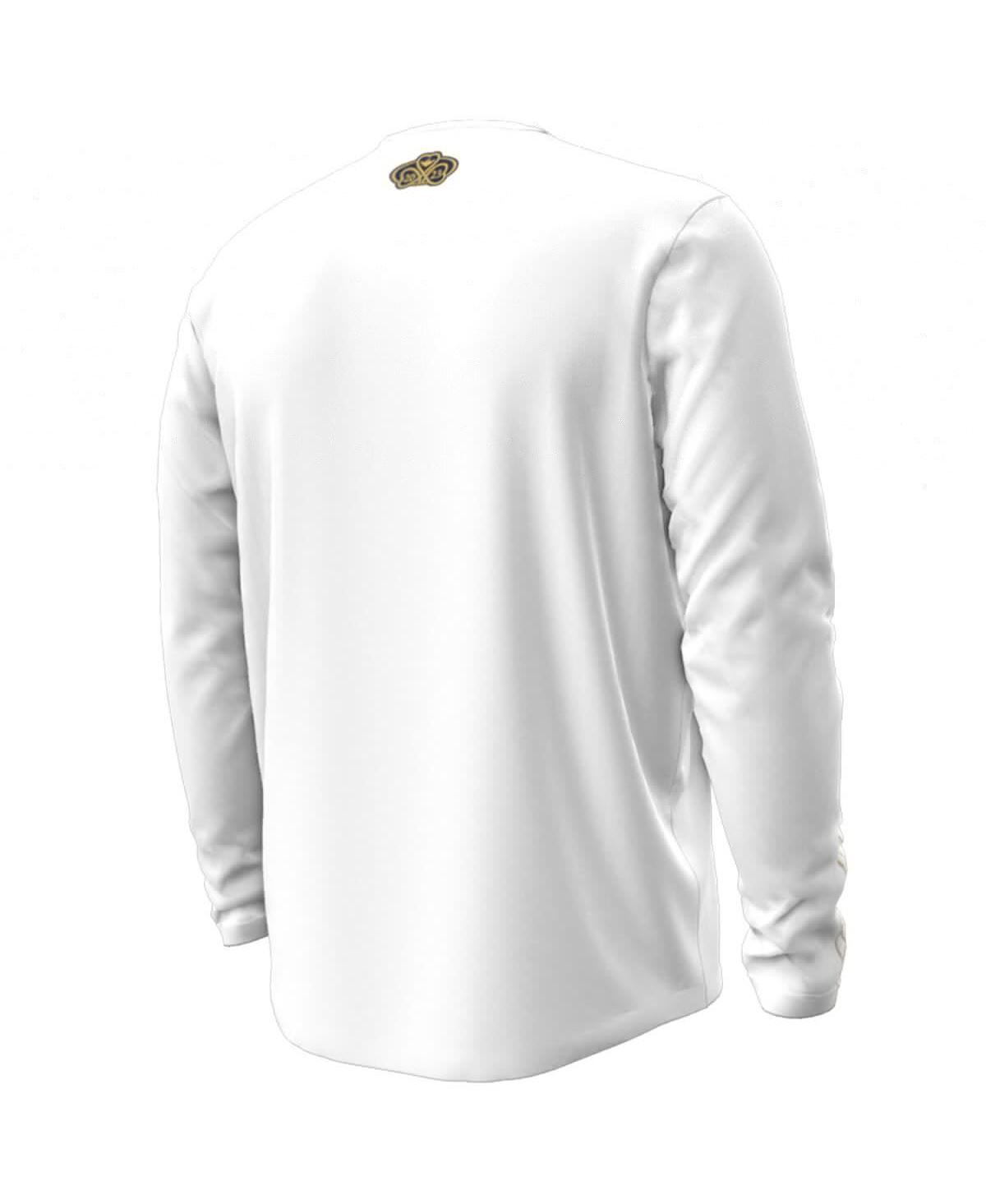 Under Armour White Navy Midshipmen 2023 Aer Lingus College Football Classic Performance Long Sleeve In White