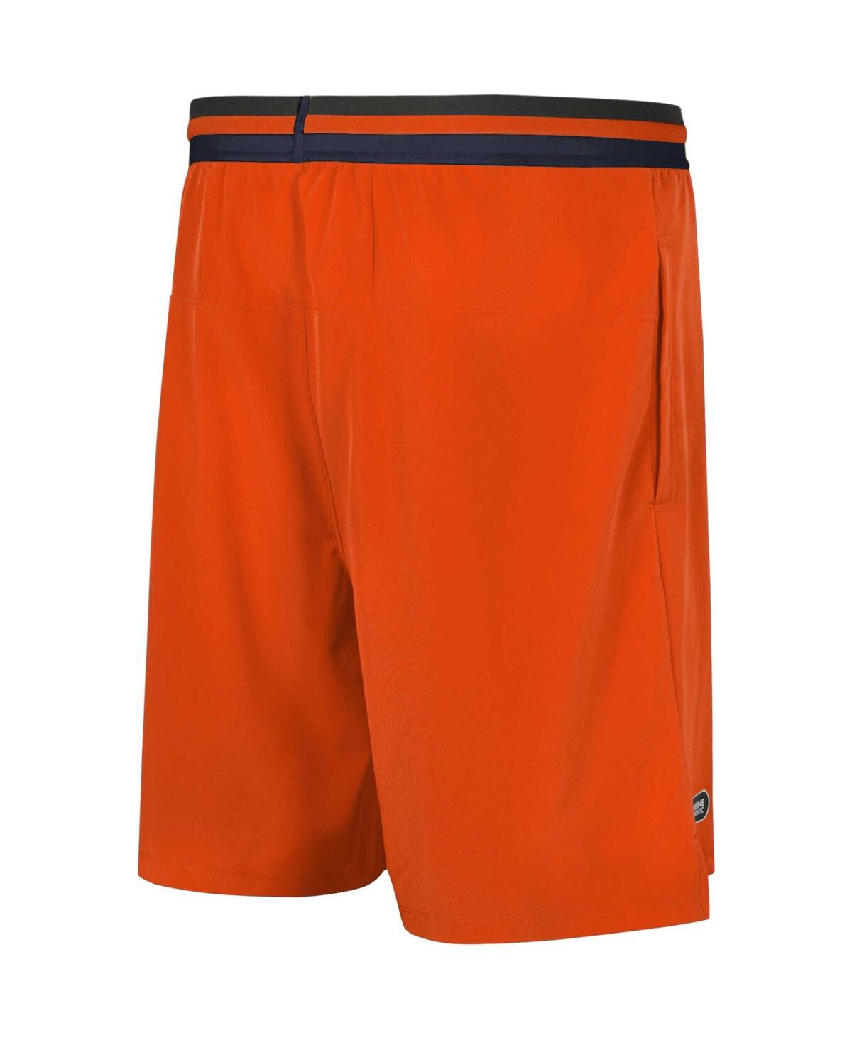 Shop Outerstuff Men's Orange Denver Broncos Cool Down Tri-color Elastic Training Shorts