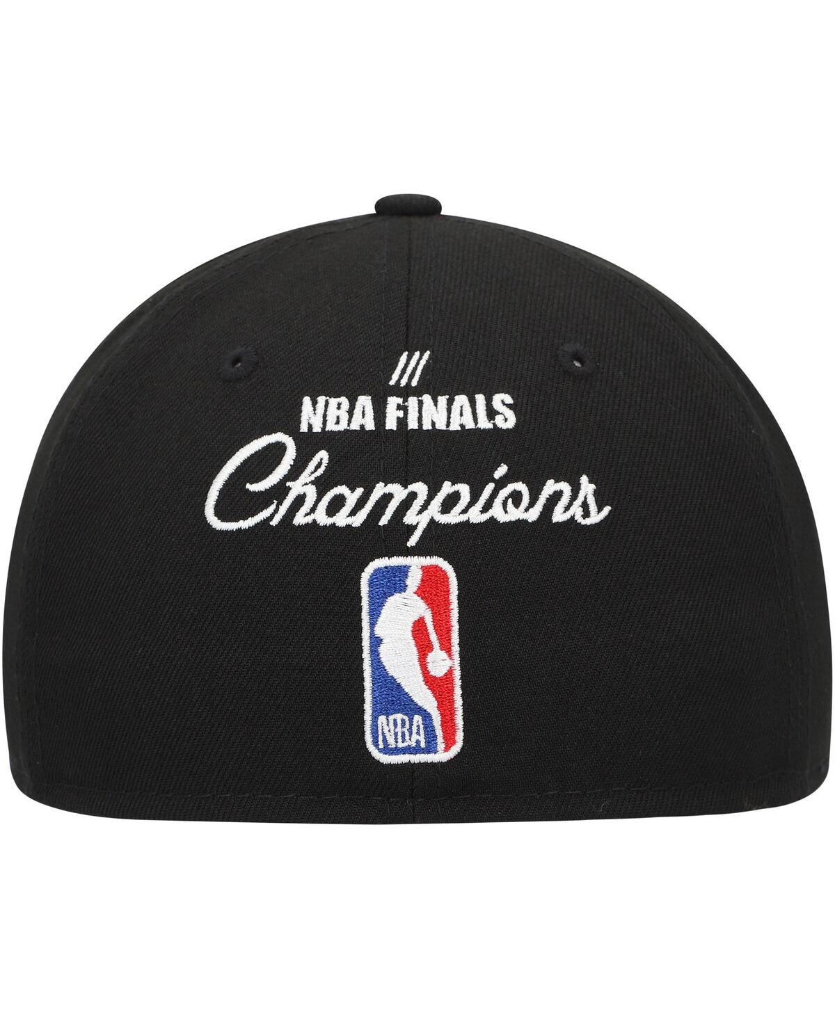Men's New EraMiami Heat Crown Champs 59FIFTY Fitted Hat - Black