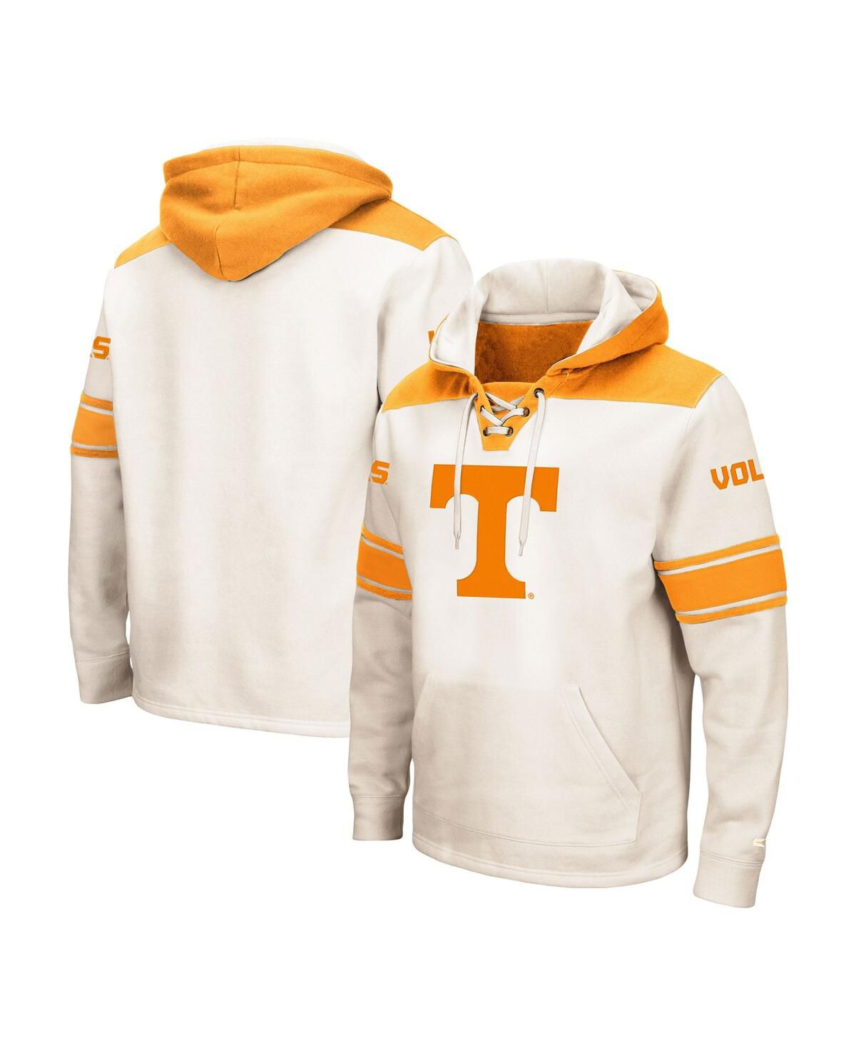 Мужская толстовка-пуловер на шнуровке Cream Tennessee Volunteers с капюшоном для больших и высоких хоккеистов