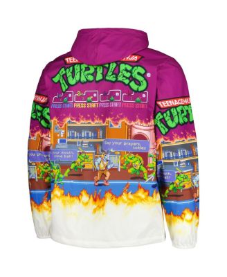 Chalk Line Men's Purple Teenage Mutant Ninja Turtles Half-Zip