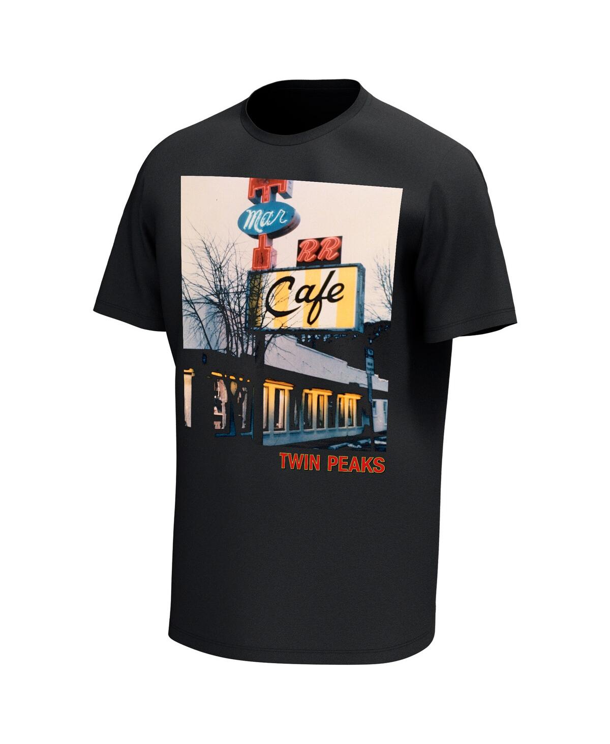 Men'sTwin Peaks Double R Diner Graphic T-shirt - Black