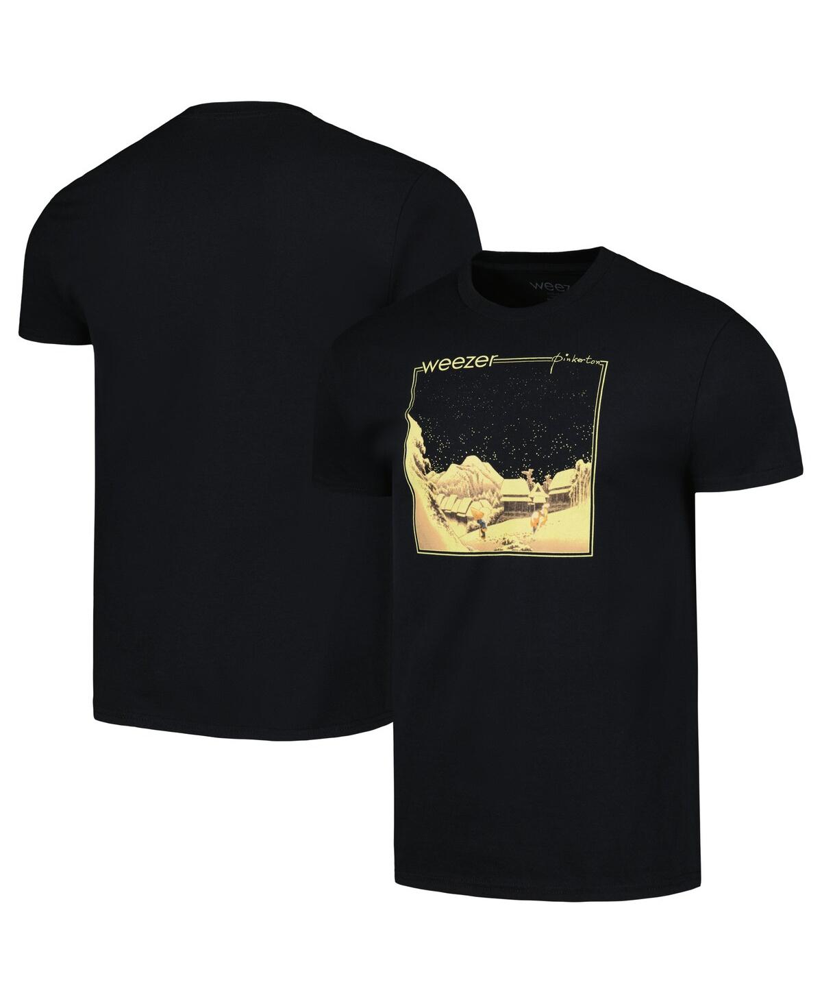 Men's Black Weezer T-shirt - Black