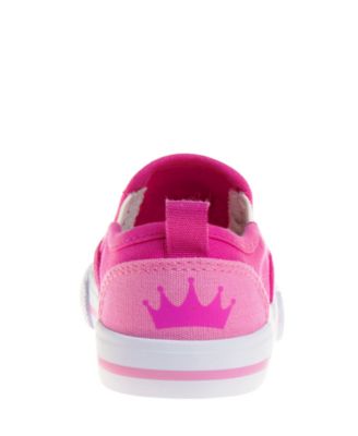 Toddler Girls Princess Slip On Canvas Sneakers