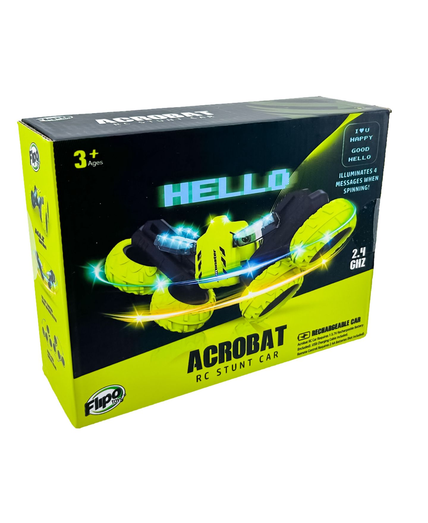 Детская игрушка Flipo Acrobat Rechargeable Remote Control Stunt Car — фото 2