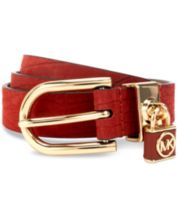 Michael Kors Red Women s Belts Macy s