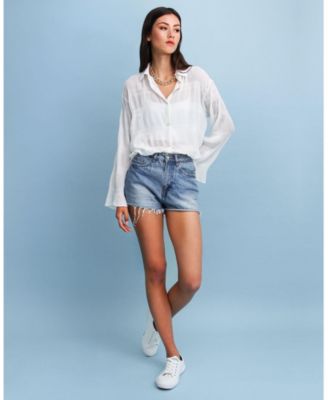 Women's Yoko Shirred Chiffon Blouse