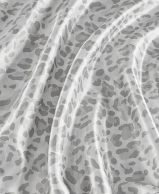 Printed Satin Sheet Set, Queen