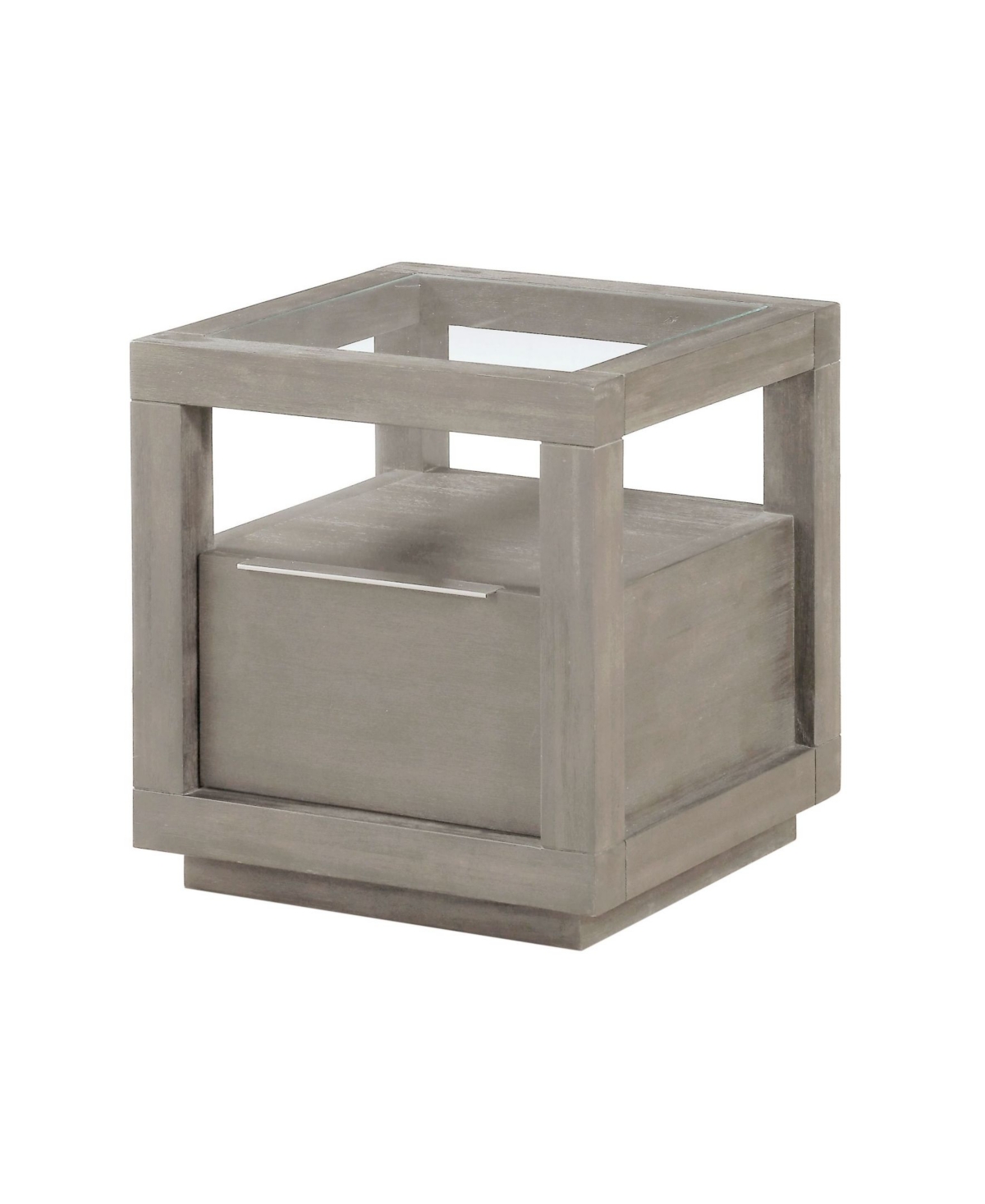 Tivie 22" Wood End Table - Mineral