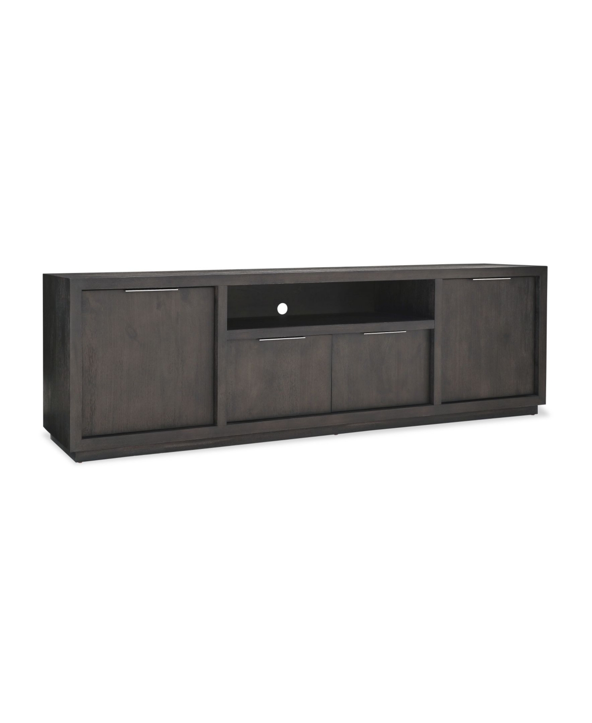 Macy's Tivie 84" Wood Entertainment Console In Basalt Gray