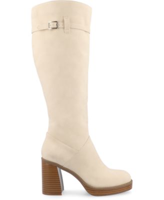 Women's Letice Wide Width Wide Calf Square Toe Platform Knee High Boots