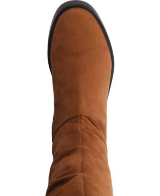 Women's Mirinda Rouched Stretch Knee High Boots