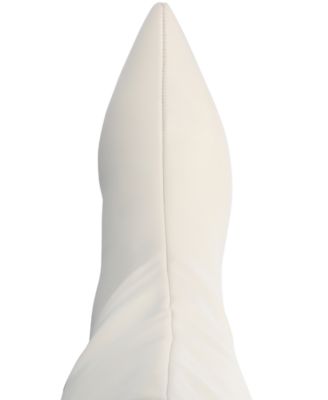 Women's Tullip Kitten Heel Pointed Toe Knee High Dress Boots